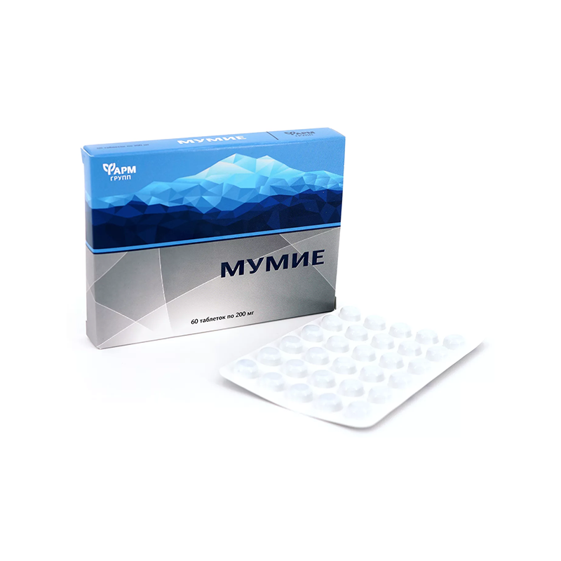 Mumio (Shilajit) 30 tabletes x 200 mg